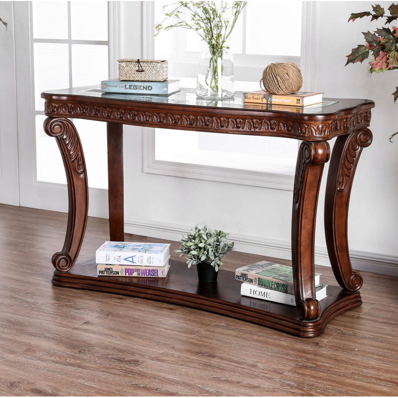 Astoria Grand Rowlett Solid Wood Console Table & Reviews Wayfair